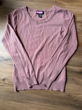 Say What? Dusty Rose Scoop Neck Sweater